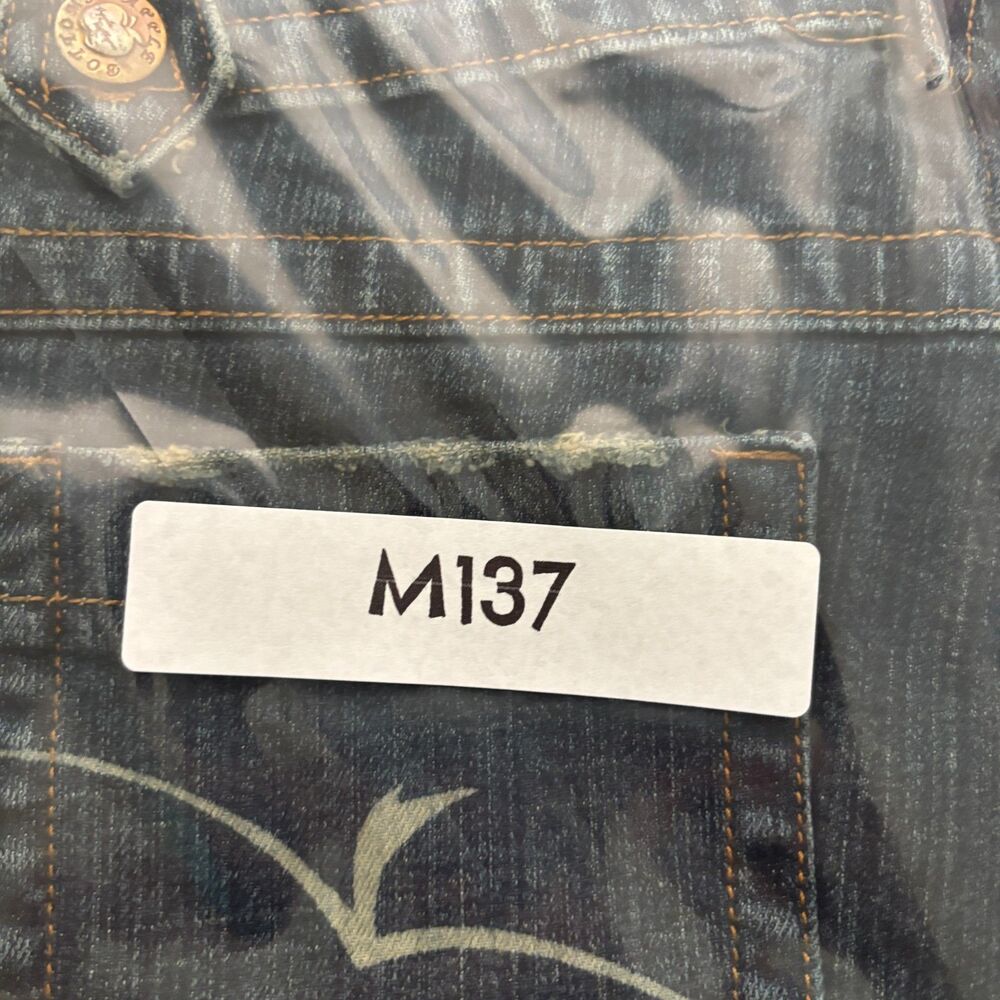 Apple Bottoms Women Jeans NWT Vintage Low Rise Flare Embellished Skulls 5/6 M137 - Picture 16 of 16